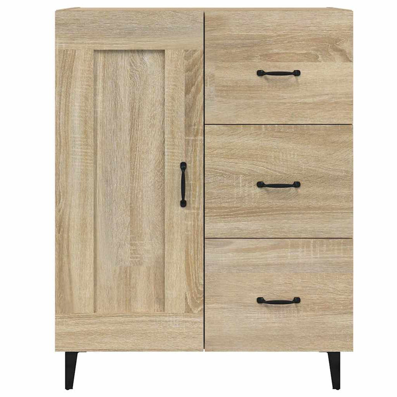 Dulap, stejar sonoma, 69,5x34x90 cm, lemn compozit