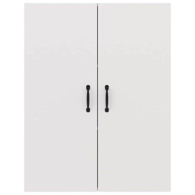 Dulap suspendat, alb, 69,5x34x90 cm, lemn prelucrat