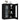 Dulap de perete suspendat, negru, 69,5x34x90 cm
