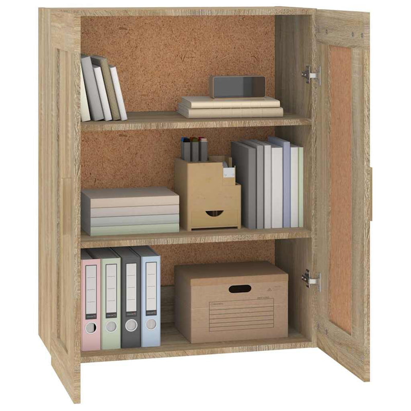 Dulap de perete, stejar sonoma, 69,5x32,5x90 cm, lemn prelucrat