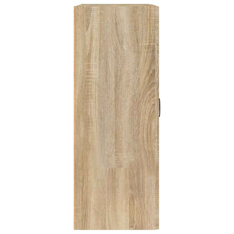 Dulap de perete suspendat, stejar sonoma, 69,5x32,5x90 cm