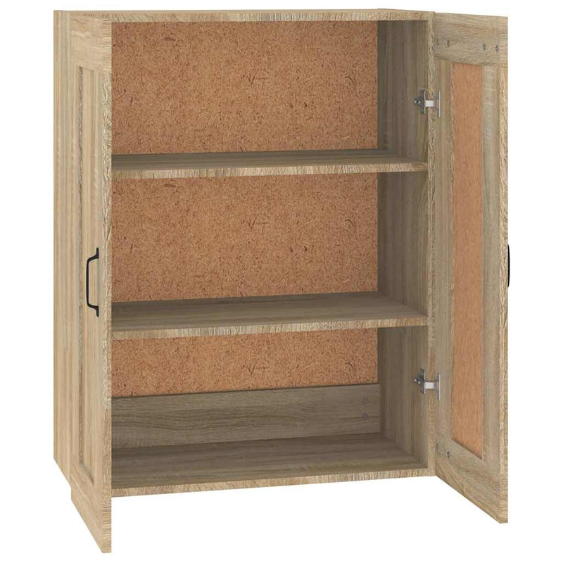 Dulap de perete suspendat, stejar sonoma, 69,5x32,5x90 cm