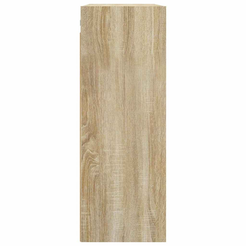 Dulap de perete suspendat, stejar sonoma, 69,5x32,5x90 cm