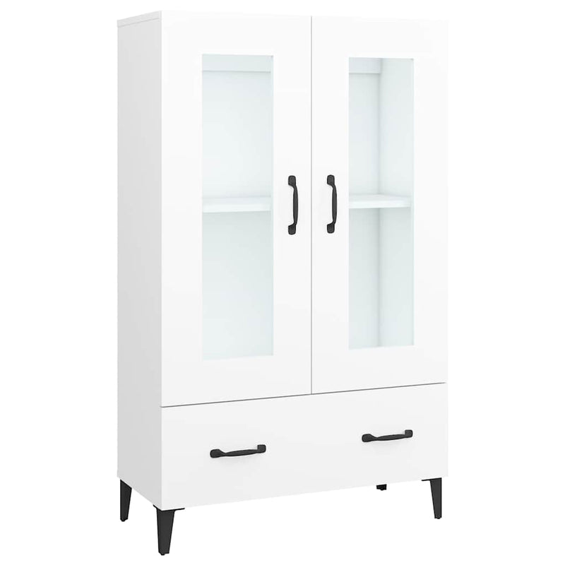 Dulap înalt, alb, 70x31x115 cm, lemn prelucrat