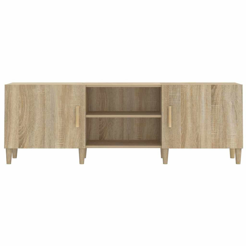 Comodă TV, stejar sonoma, 150x30x50 cm, lemn compozit