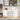 Birou, alb, 140x50x75 cm, lemn compozit