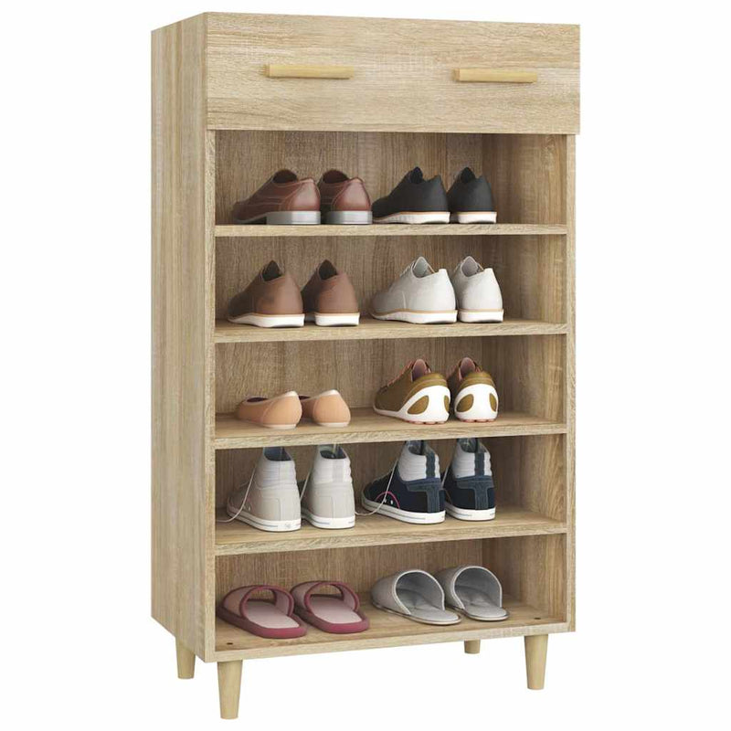 Pantofar, stejar sonoma, 60x35x105 cm, lemn compozit