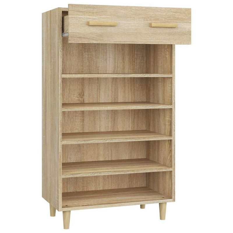 Pantofar, stejar sonoma, 60x35x105 cm, lemn compozit