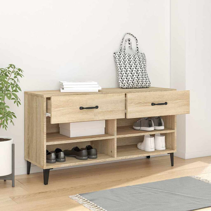 Pantofar, stejar sonoma, 102x35x55 cm, lemn compozit