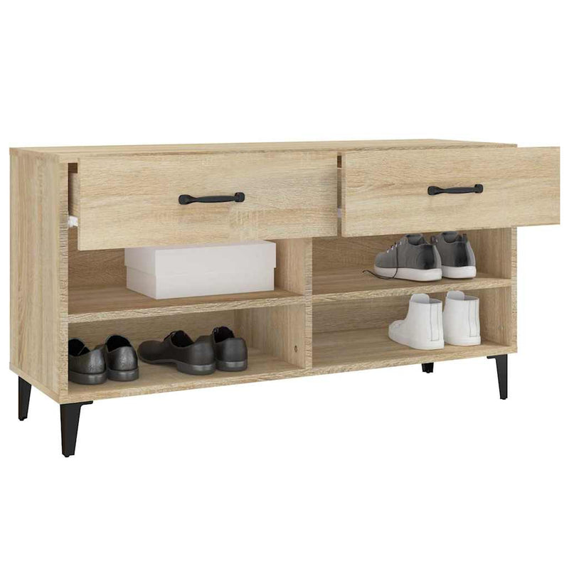 Pantofar, stejar sonoma, 102x35x55 cm, lemn compozit