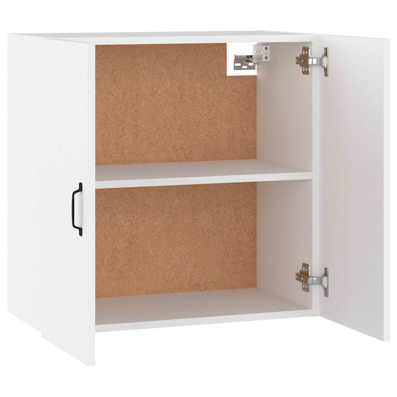 Dulap de perete, alb, 60x31x60 cm, lemn prelucrat