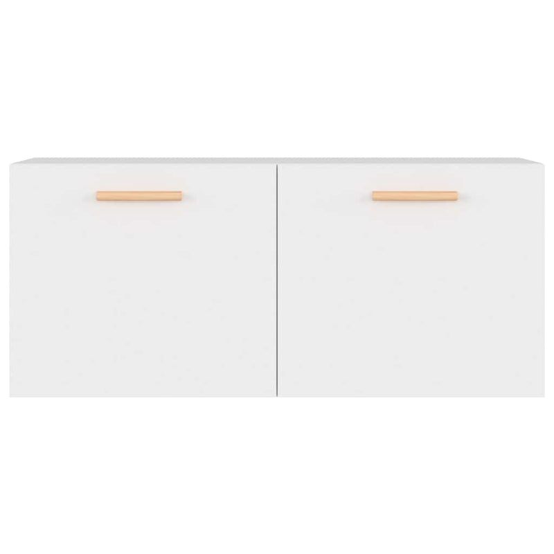 Dulap de perete, alb, 80x35x36,5 cm, lemn compozit