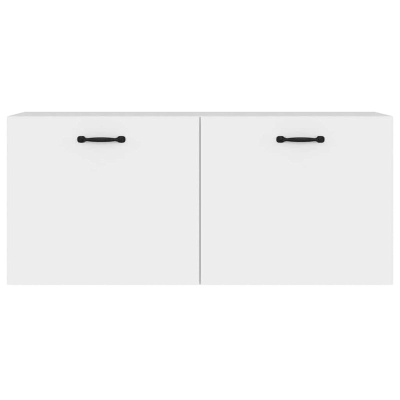 Dulap de perete, alb, 80x36,5x35 cm, lemn compozit