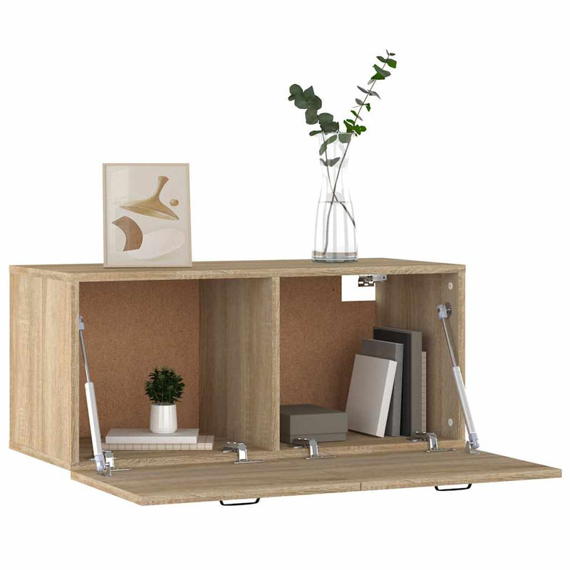 Dulap de perete, stejar sonoma, 80x36,5x35 cm, lemn compozit
