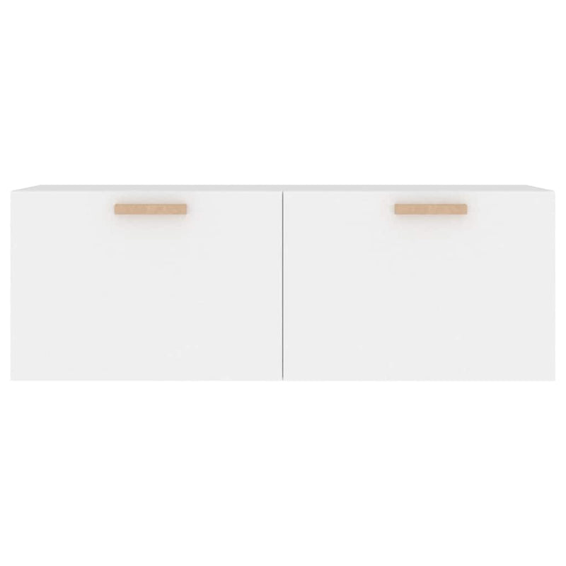 Dulap de perete, alb, 100x36,5x35 cm, lemn prelucrat
