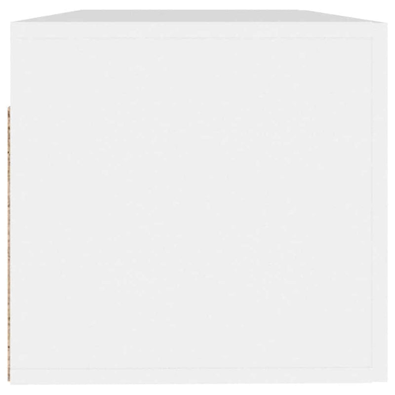 Dulap de perete, alb, 100x36,5x35 cm, lemn prelucrat