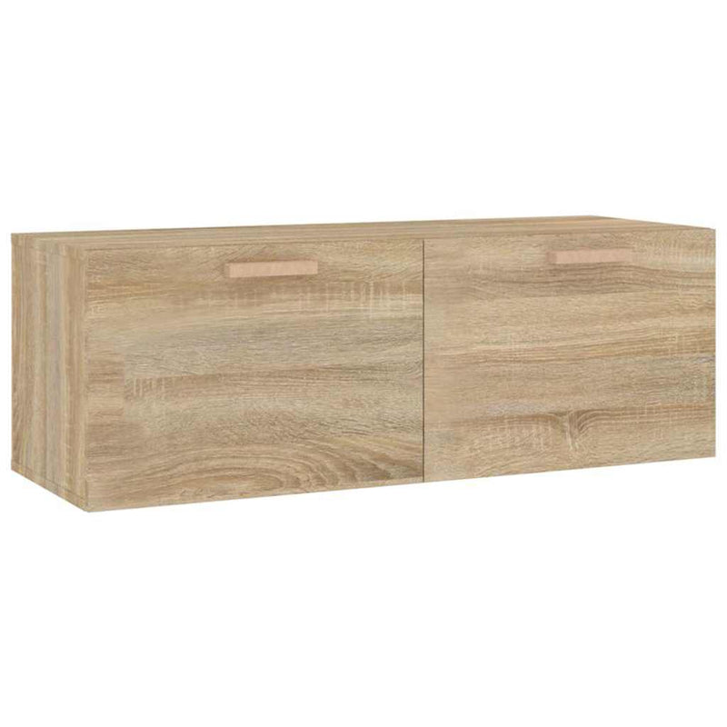 Dulap de perete, stejar sonoma, 100x36,5x35 cm, lemn prelucrat