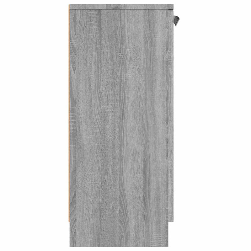 Dulap, sonoma gri, 60x30x70 cm, lemn prelucrat