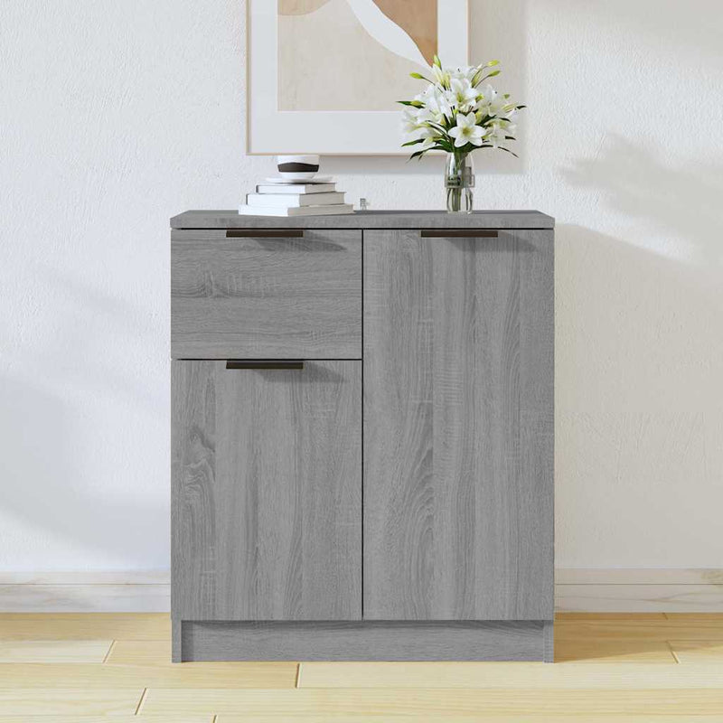 Dulap, sonoma gri, 60x30x70 cm, lemn prelucrat