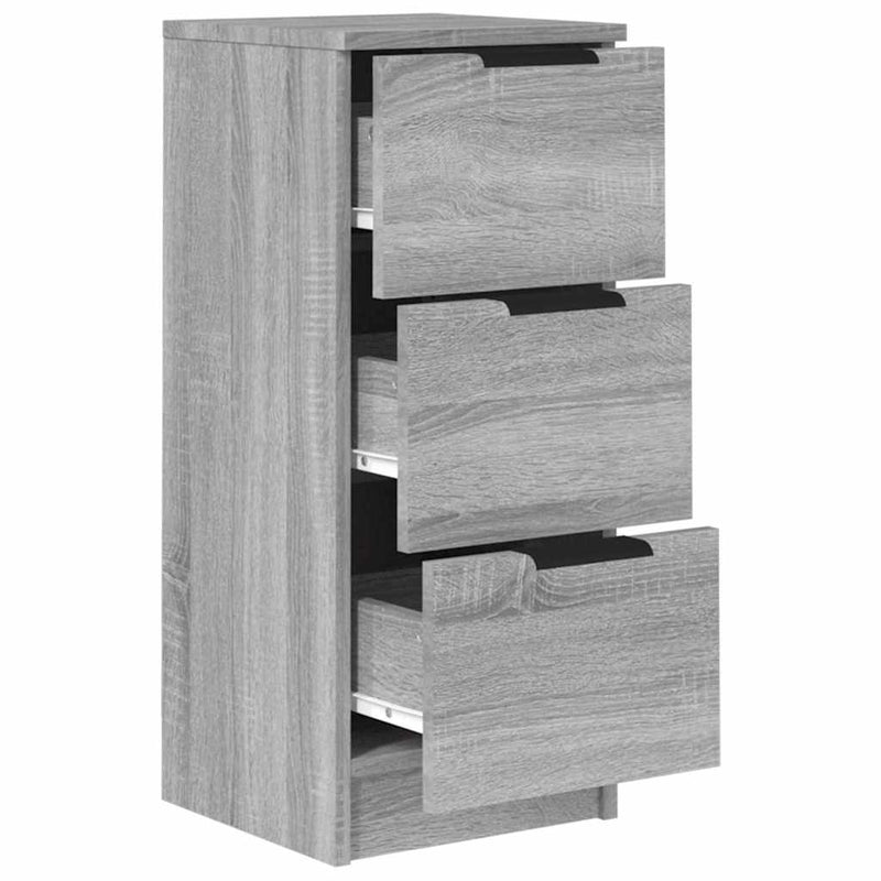 Dulapuri, 2 buc., gri sonoma, 30x30x70 cm, lemn prelucrat