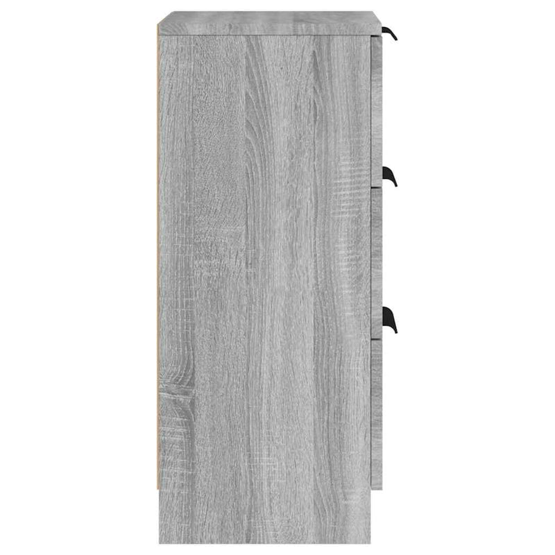 Dulapuri, 2 buc., gri sonoma, 30x30x70 cm, lemn prelucrat