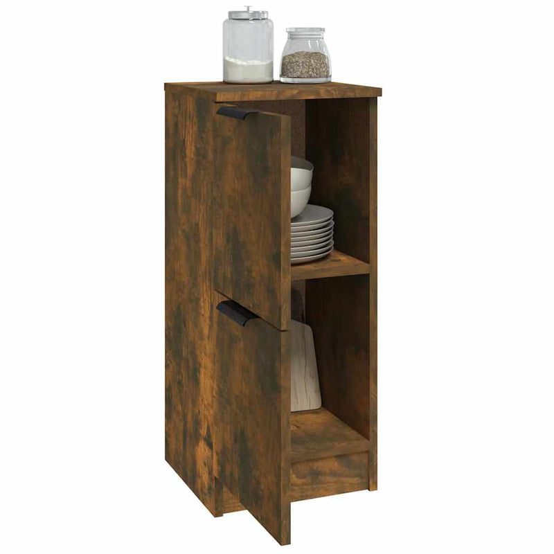 Dulap, stejar fumuriu, 30x30x70 cm, lemn prelucrat