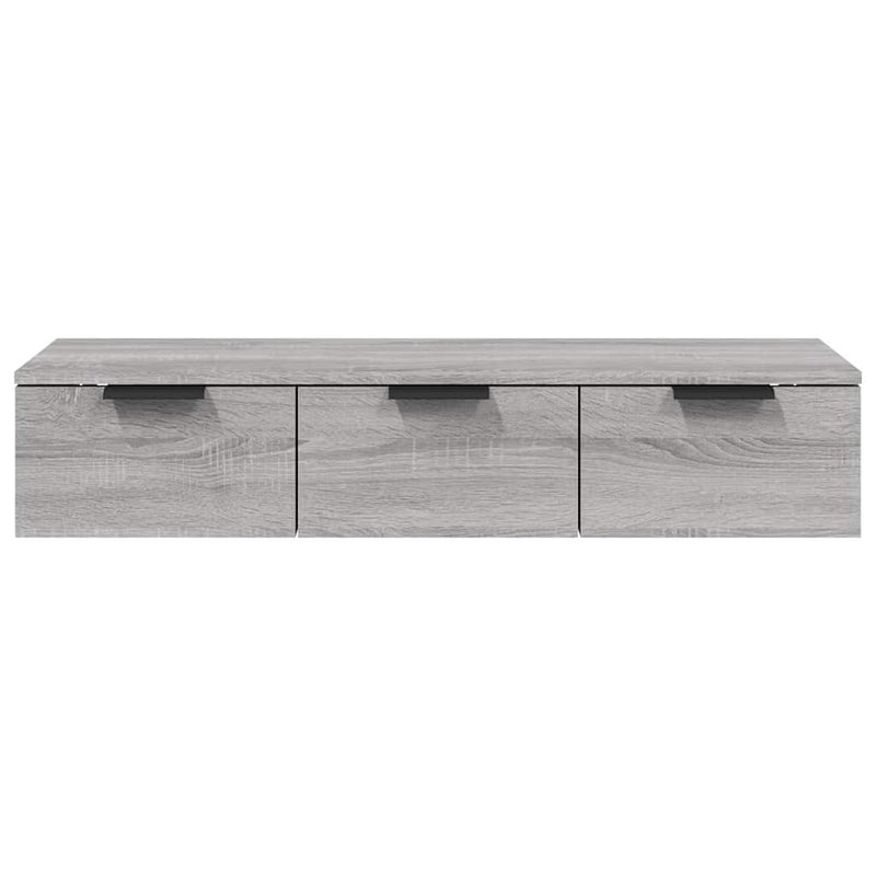 Dulap de perete, gri sonoma, 102x30x20 cm, lemn compozit