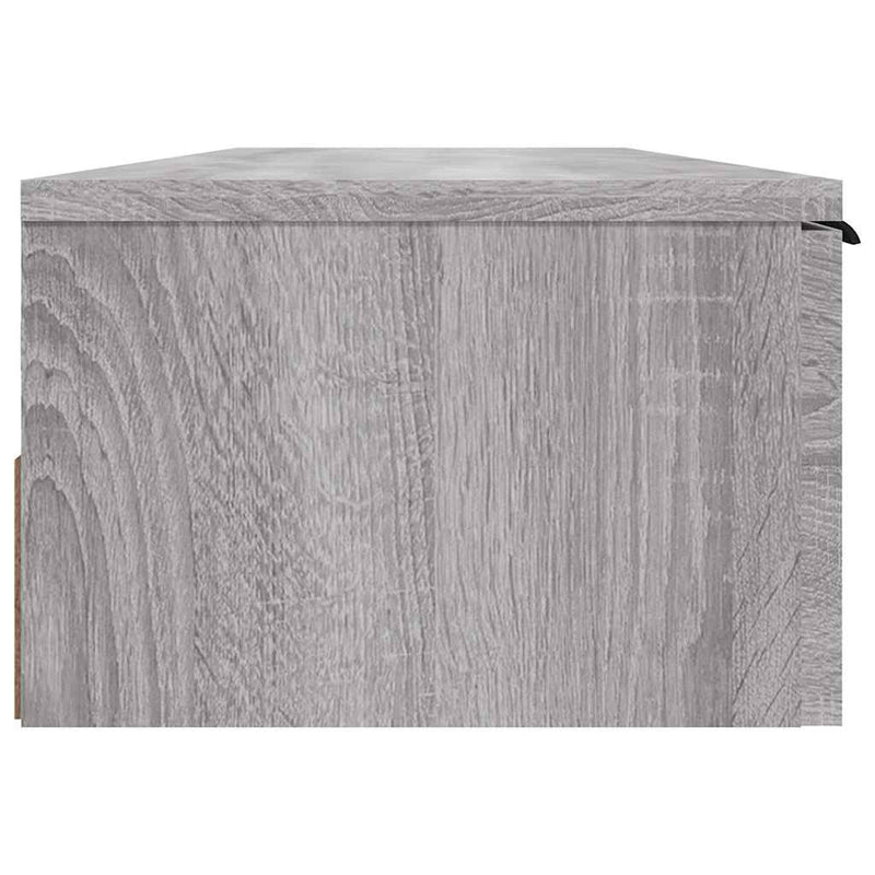 Dulap de perete, gri sonoma, 102x30x20 cm, lemn compozit