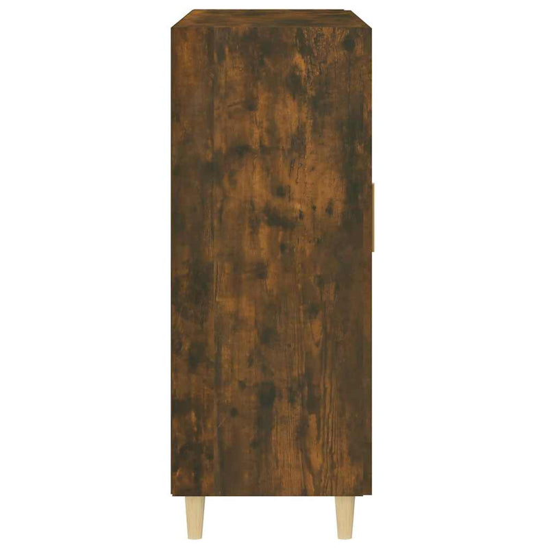 Dulap, stejar fumuriu, 69,5x34x90 cm, lemn compozit