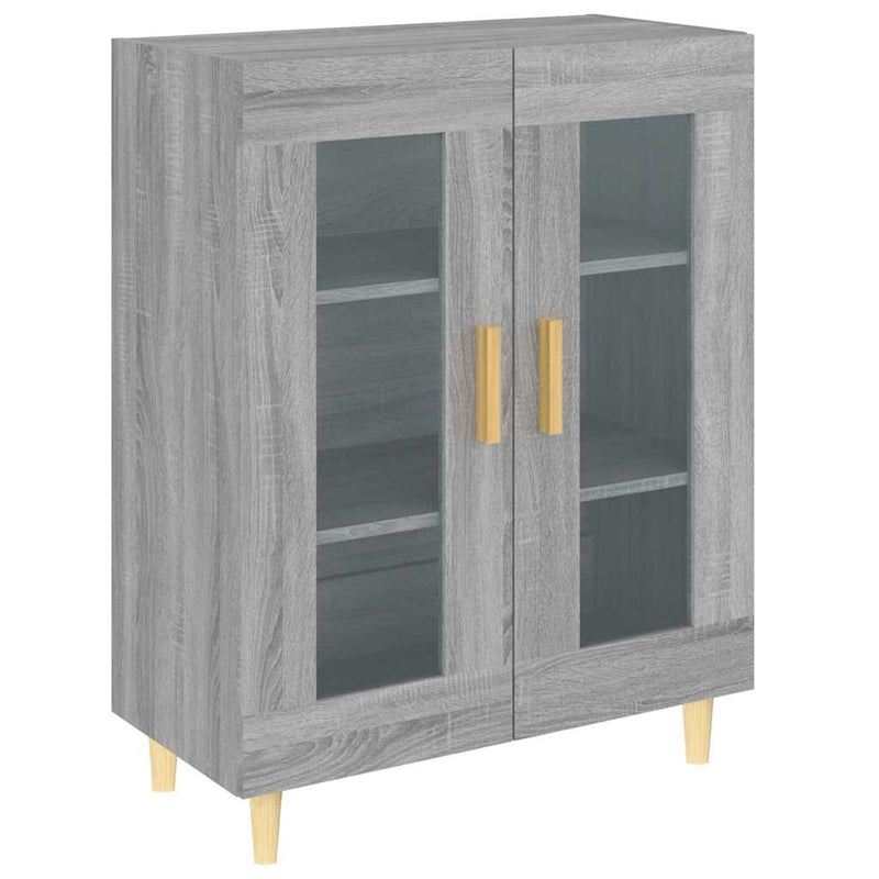 Dulap, gri sonoma, 69,5x34x90 cm, lemn compozit