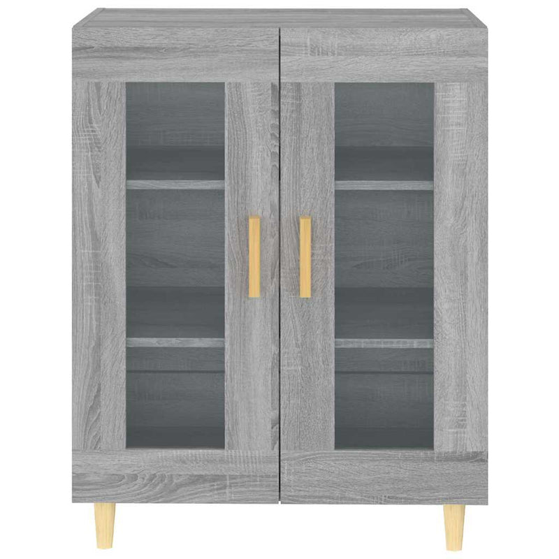 Dulap, gri sonoma, 69,5x34x90 cm, lemn compozit