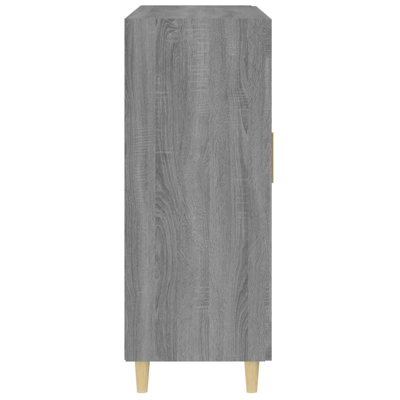 Dulap, gri sonoma, 69,5x34x90 cm, lemn compozit