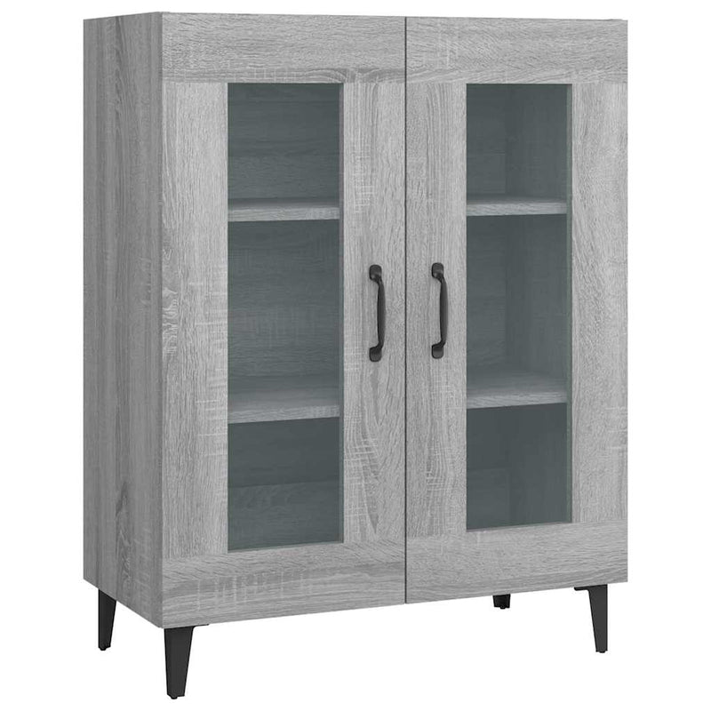 Dulap, gri sonoma, 69,5x34x90 cm, lemn compozit