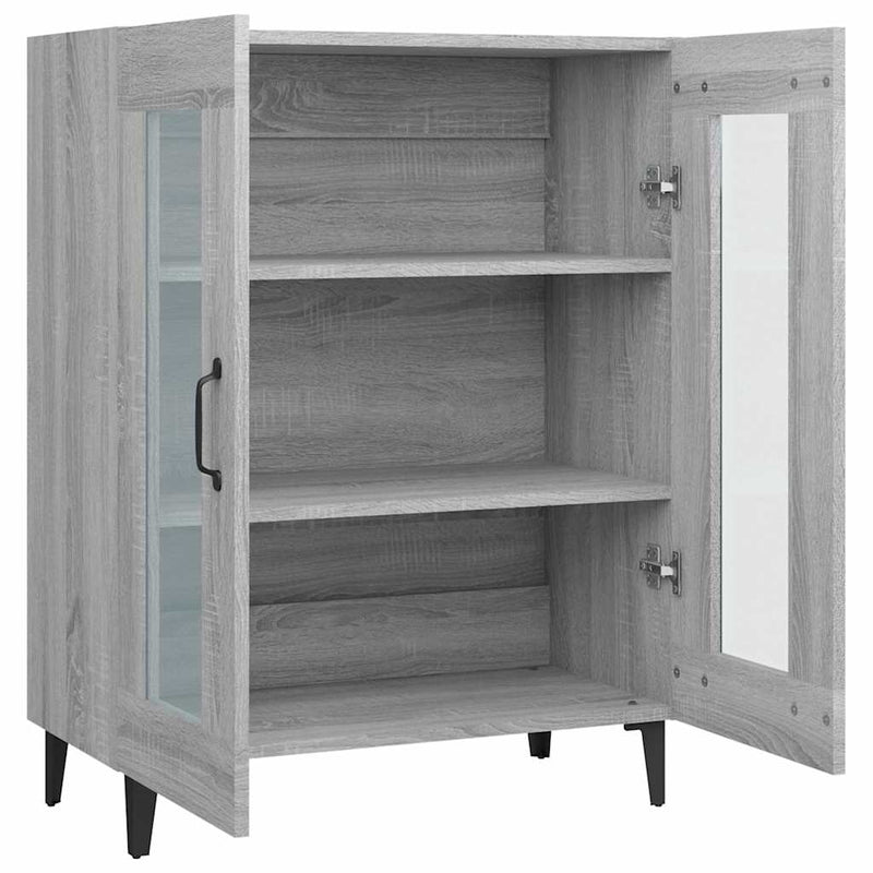 Dulap, gri sonoma, 69,5x34x90 cm, lemn compozit
