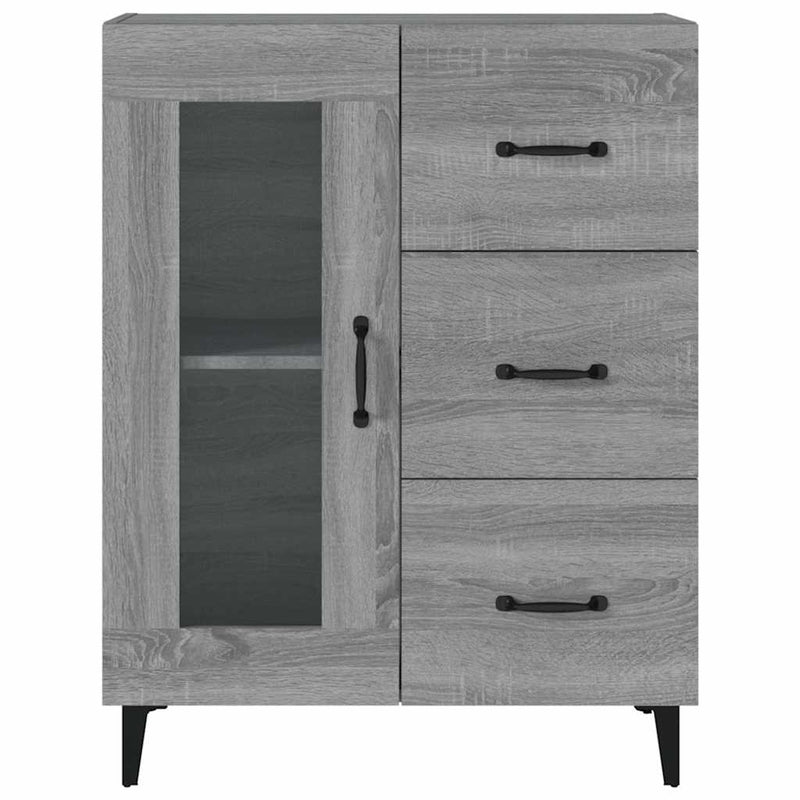 Dulap, gri sonoma, 69,5x34x90 cm, lemn compozit