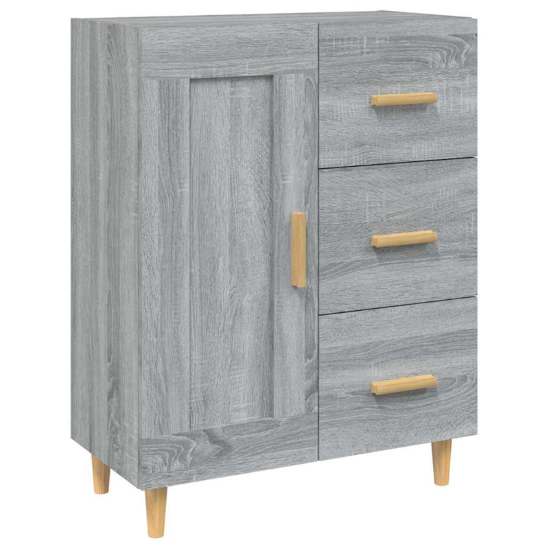 Dulap, gri sonoma, 69,5x34x90 cm, lemn compozit