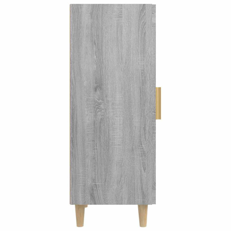 Servantă, gri sonoma, 34,5x34x90 cm, lemn compozit