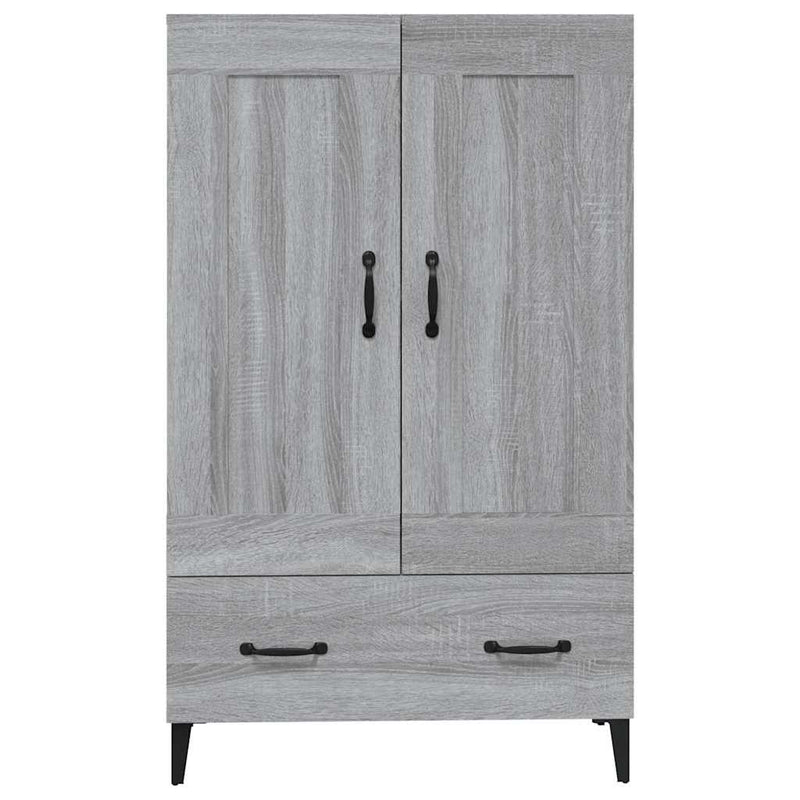 Dulap înalt, gri sonoma, 70x31x115 cm, lemn compozit