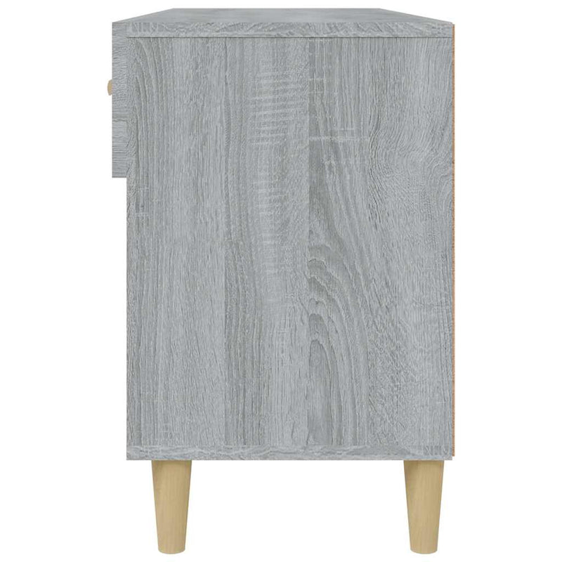 Pantofar, gri sonoma, 102x35x55 cm, lemn compozit
