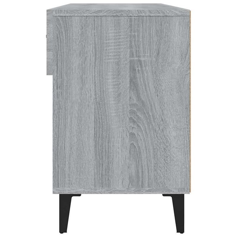 Pantofar, gri sonoma, 102x35x55 cm, lemn compozit