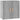 Dulap de perete, sonoma gri, 60x30x60 cm, lemn prelucrat
