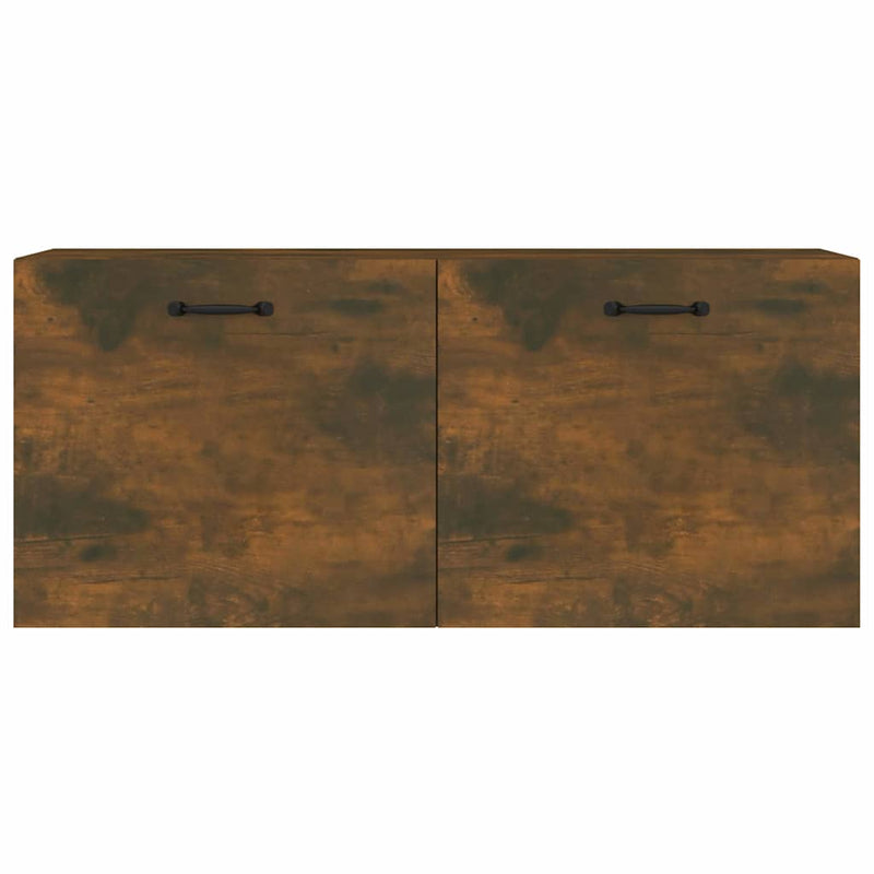 Dulap de perete, stejar fumuriu, 80x36,5x35 cm, lemn compozit
