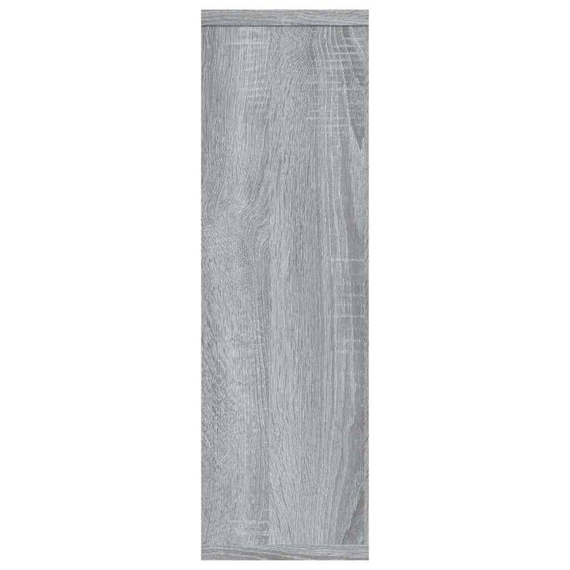Raft de perete, sonoma gri, 85x16x52,5 cm, lemn compozit