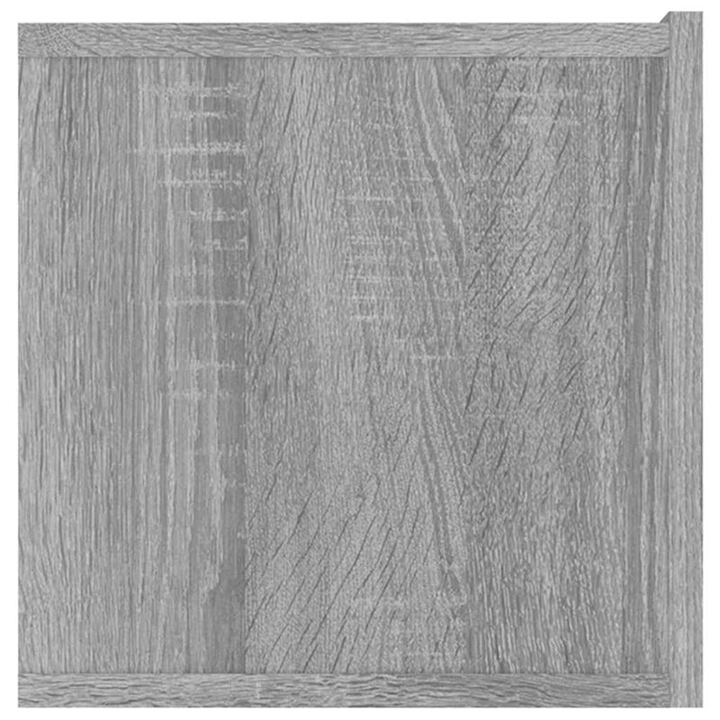 Comode TV, 2 buc., gri sonoma, 80x30x30 cm, lemn prelucrat