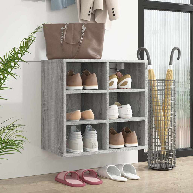 Pantofar, gri sonoma, 52,5x30x50 cm