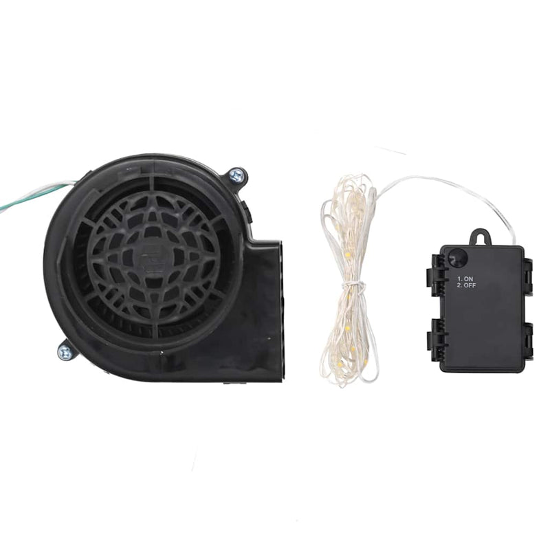 Om de zăpadă gonflabil cu LED-uri, 120 cm