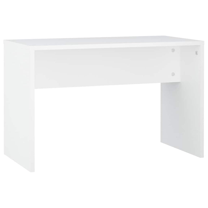 Set măsuță de toaletă cu LED, alb, lemn prelucrat