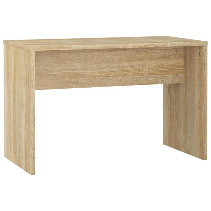 Set de măsuță de toaletă cu LED, stejar sonoma, lemn prelucrat