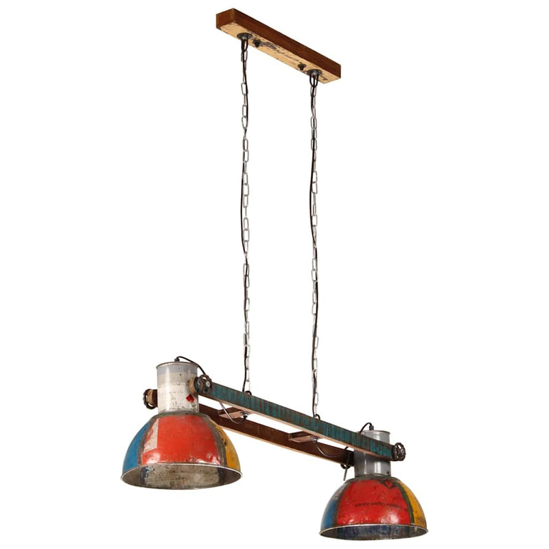 Lustră suspendată industrială 25 W, multicolor, 111 cm E27