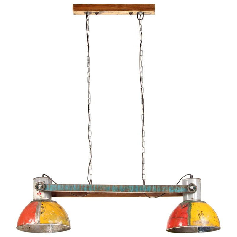 Lustră suspendată industrială 25 W, multicolor, 111 cm E27